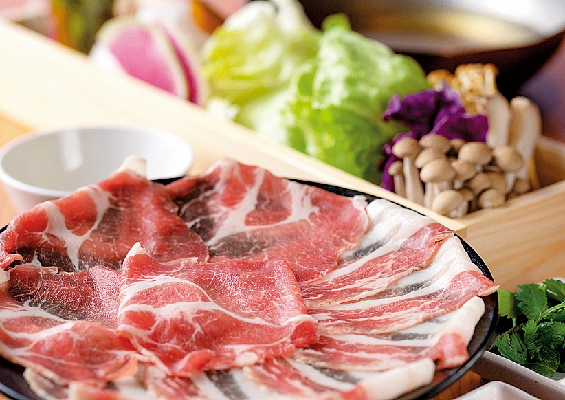 しゃぶしゃぶ　あんず畑から　原田店