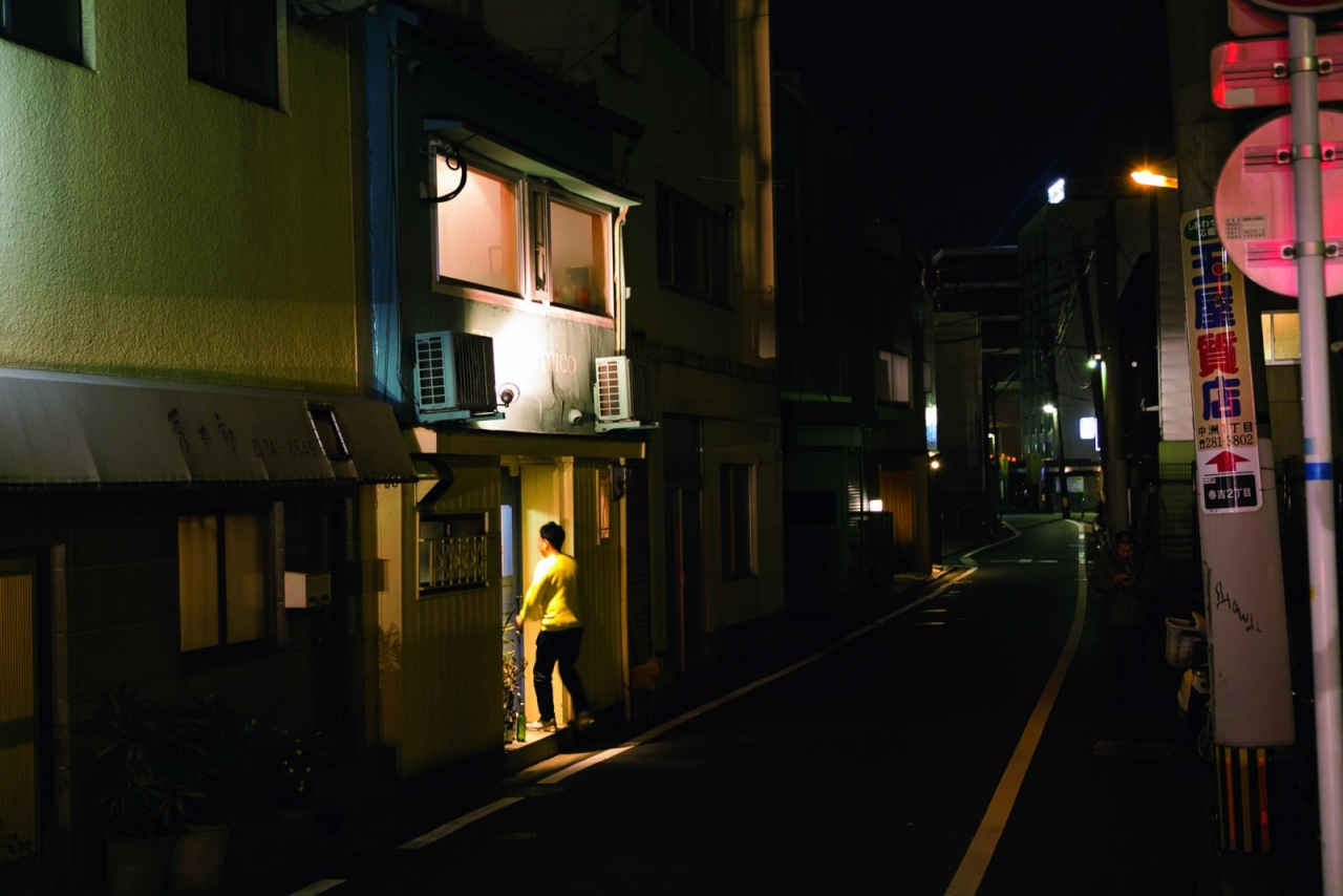 テラスとミコー