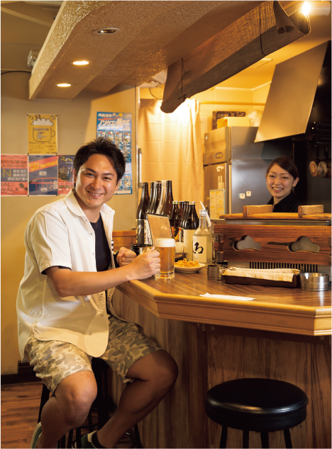 町田隼人さんと角打 高取酒匠